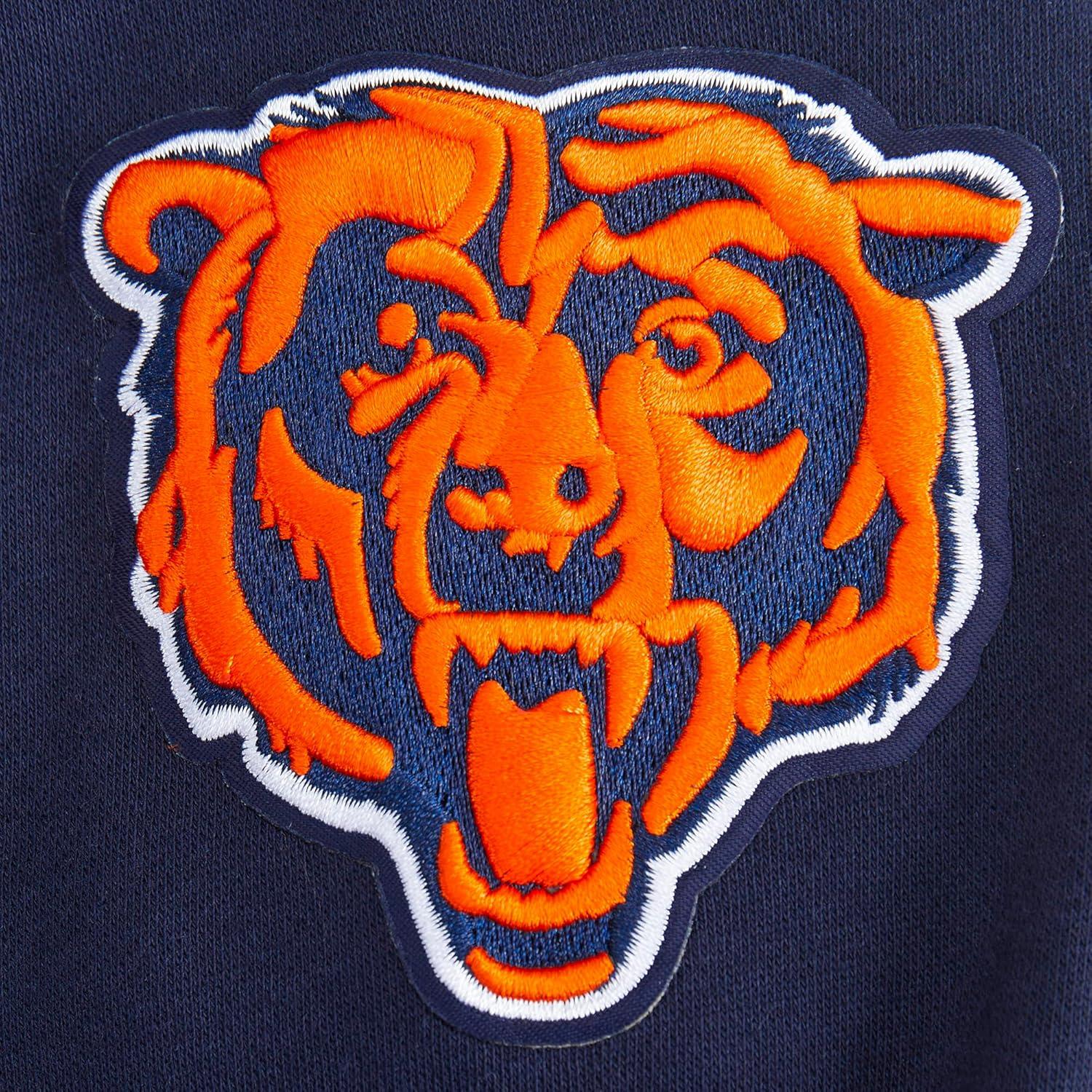 imagePro Standard Big Boys NFL Classic Chenille Full Zip HoodieMidnight Navy