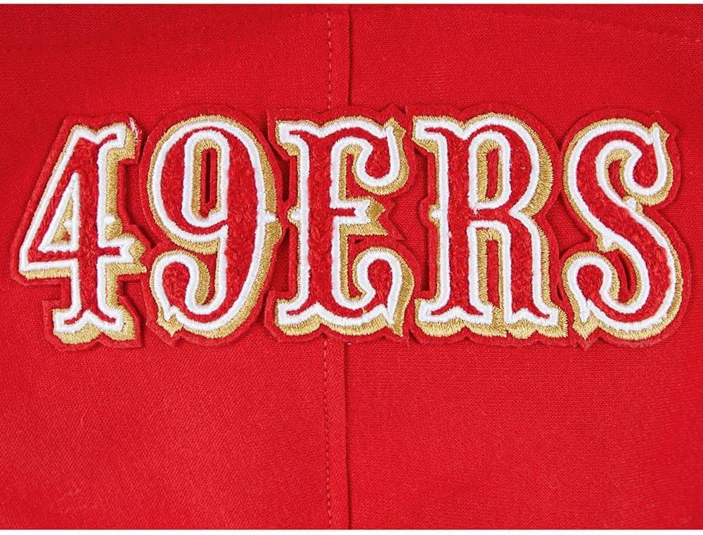 imagePro Standard Big Boys NFL Classic Chenille Full Zip HoodieRed