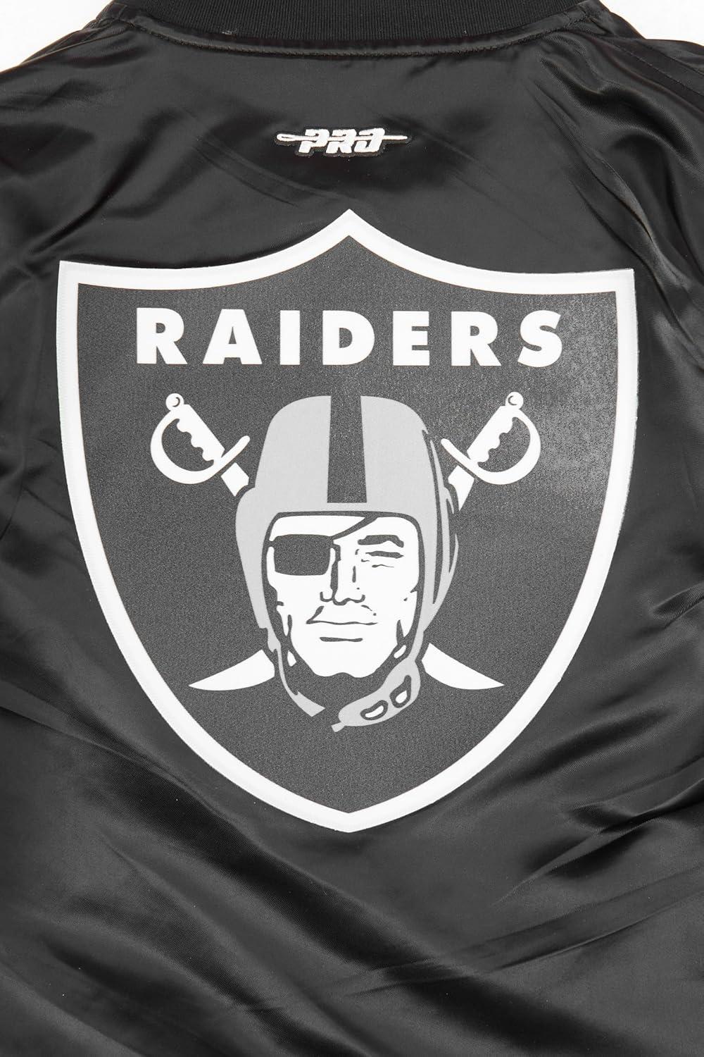 imagePro Standard Big Boys NFL Classic Chenille Satin JacketBlack