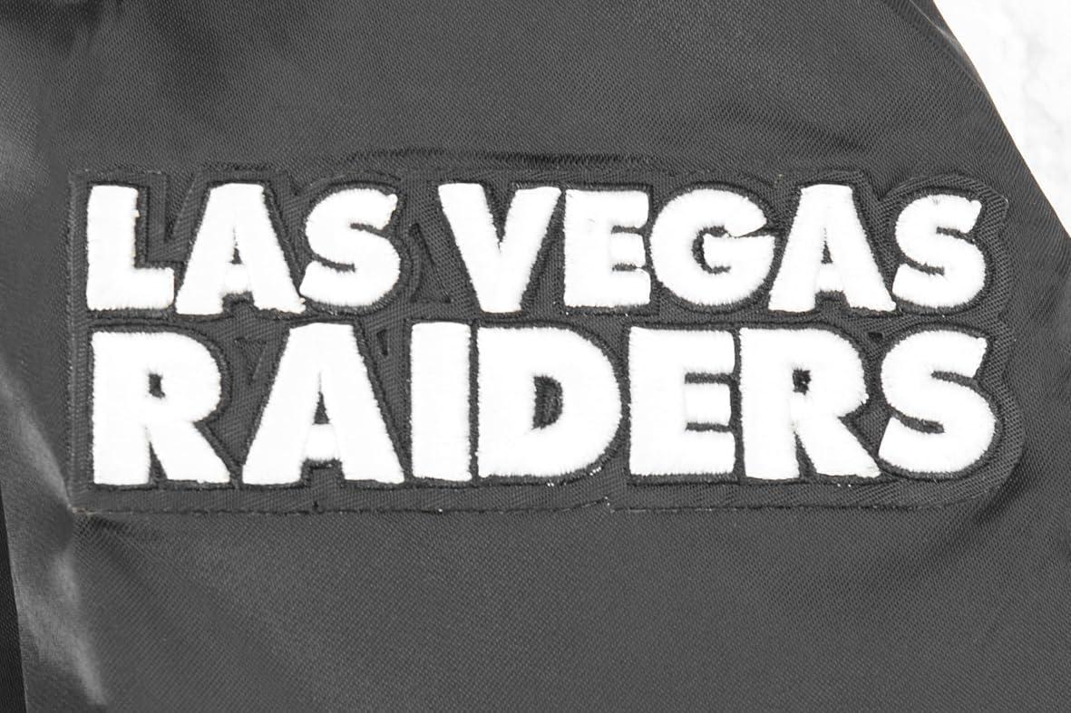 imagePro Standard Big Boys NFL Classic Chenille Satin JacketBlack