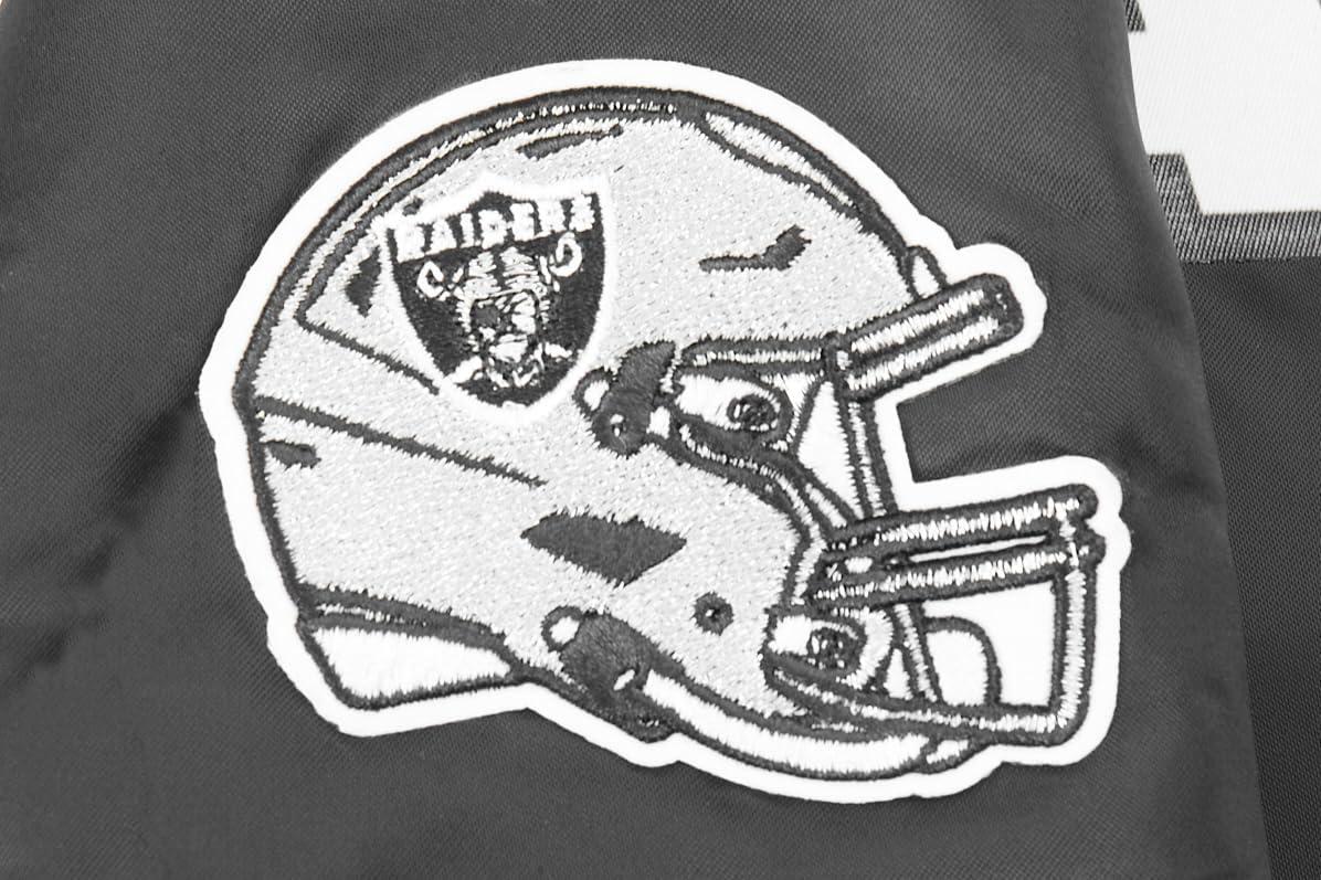 imagePro Standard Big Boys NFL Classic Chenille Satin JacketBlack