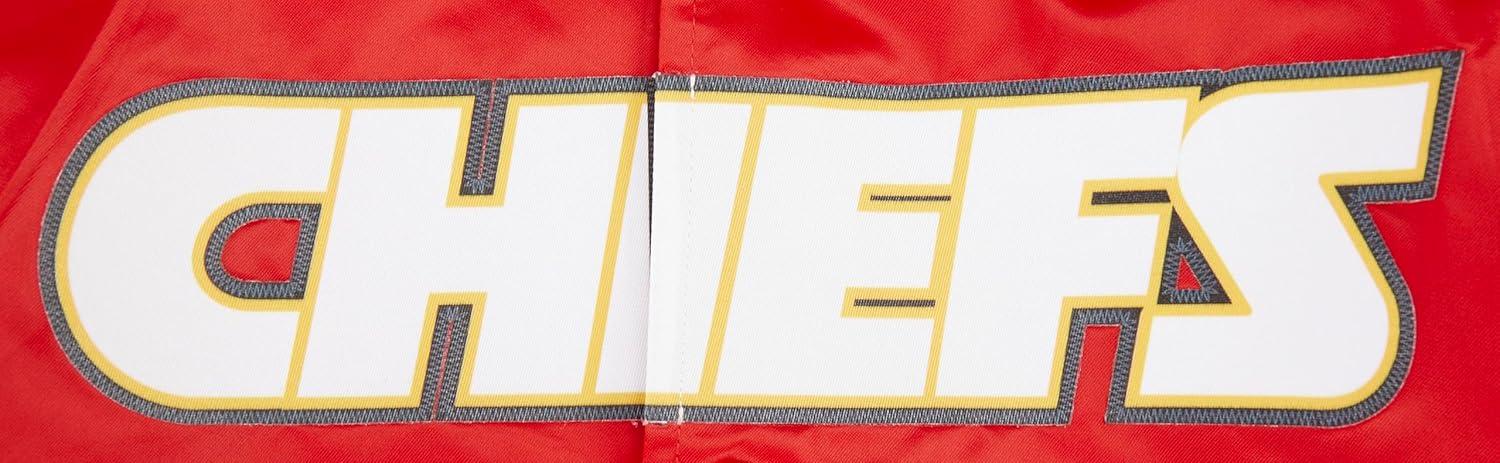 imagePro Standard Big Boys NFL Classic Chenille Satin JacketRed