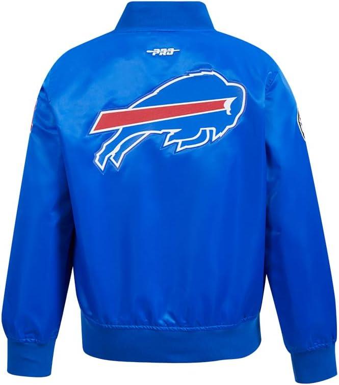 imagePro Standard Big Boys NFL Classic Chenille Satin JacketRoyal Blue