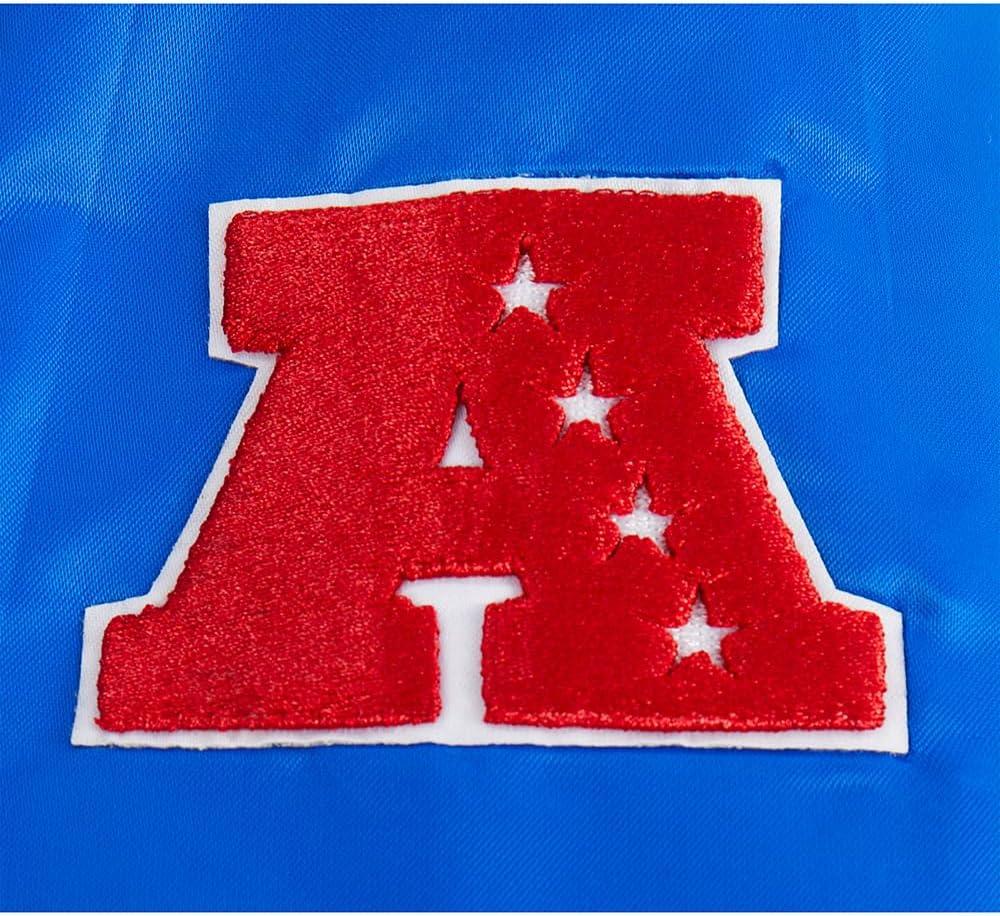 imagePro Standard Big Boys NFL Classic Chenille Satin JacketRoyal Blue