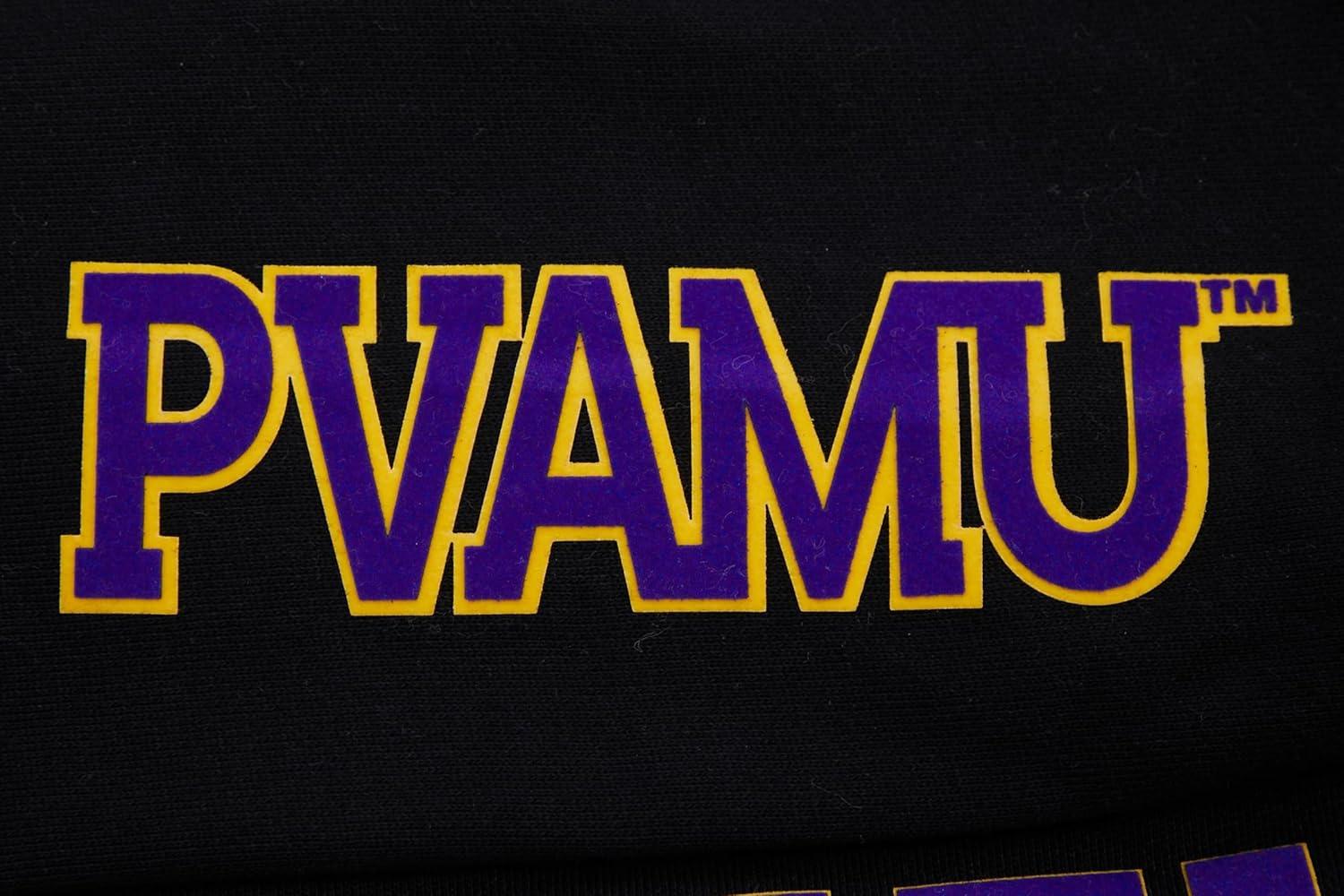 imagePro Standard Mens College Classic Chenille Pull Over HoodieBlackPurple