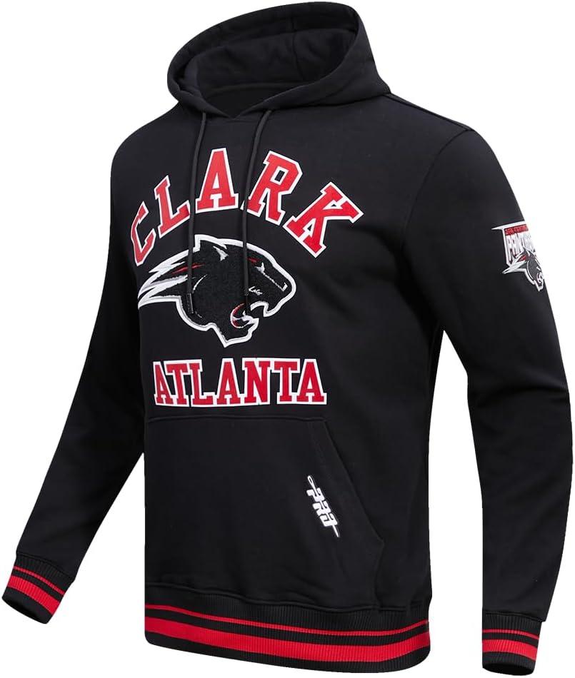 imagePro Standard Mens College Classic Chenille Pull Over HoodieBlackRedBlack