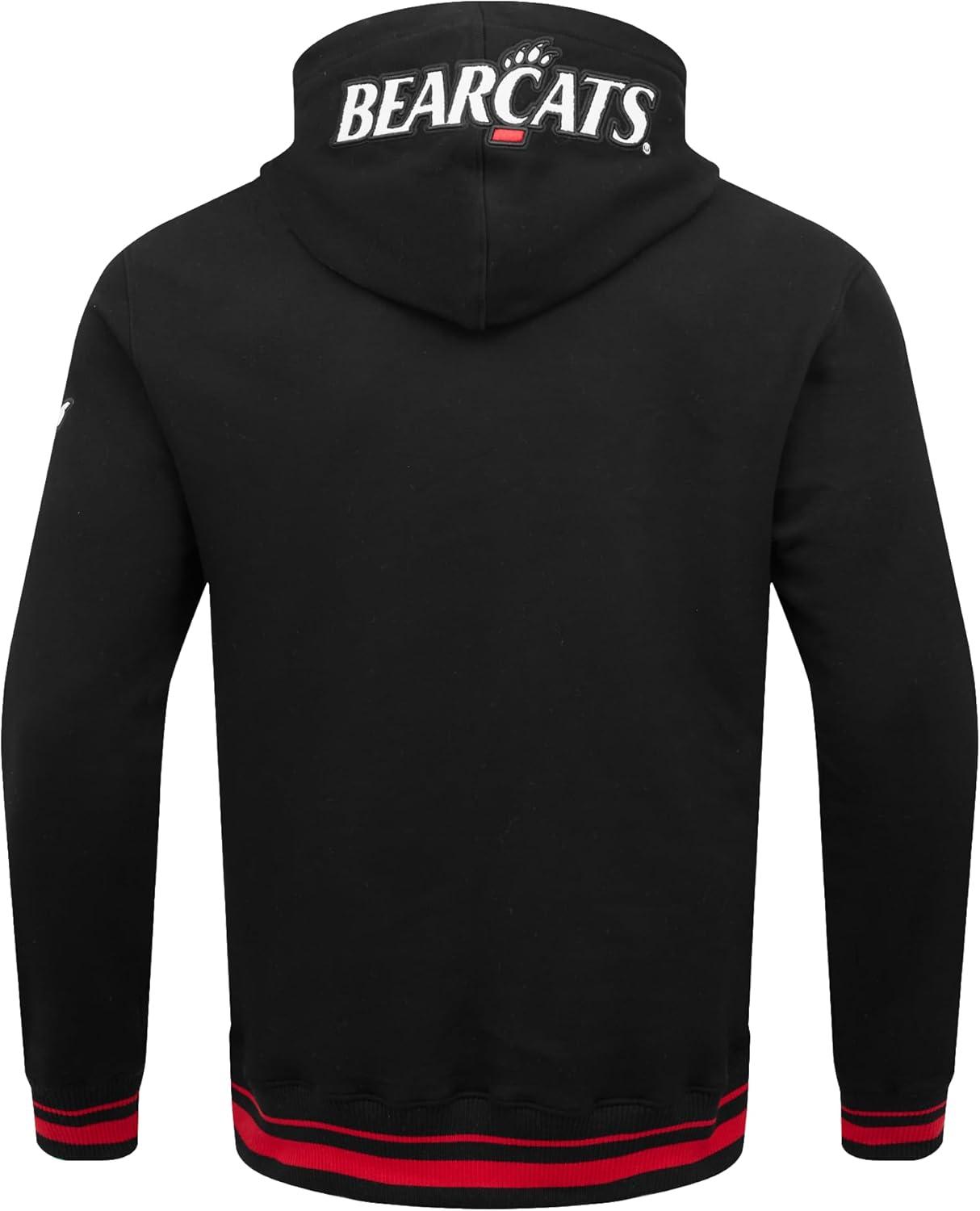 imagePro Standard Mens College Classic Chenille Pull Over HoodieBlackRedBlack