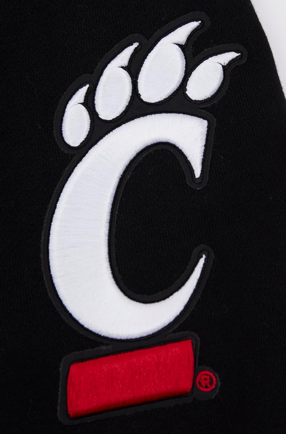 imagePro Standard Mens College Classic Chenille Pull Over HoodieBlackRedBlack