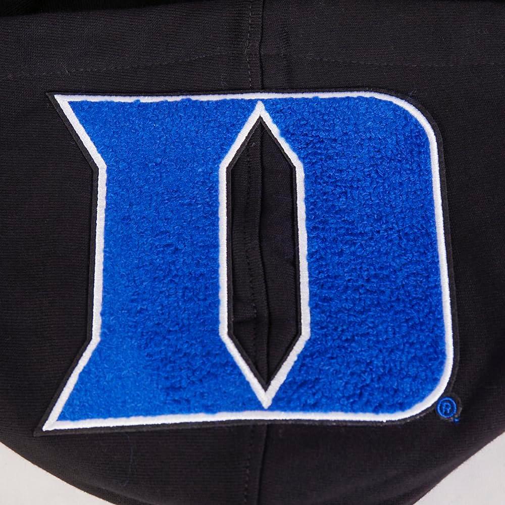 imagePro Standard Mens College Classic Chenille Pull Over HoodieBlackRoyal BlueBlack