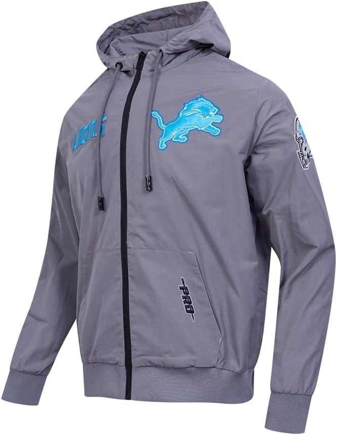 imagePro Standard Mens NFL Area Code Varsity JacketGrey