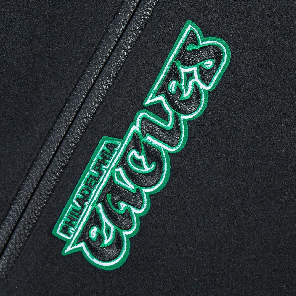 imagePro Standard Mens NFL Best Of Varsity JacketBlackGreen