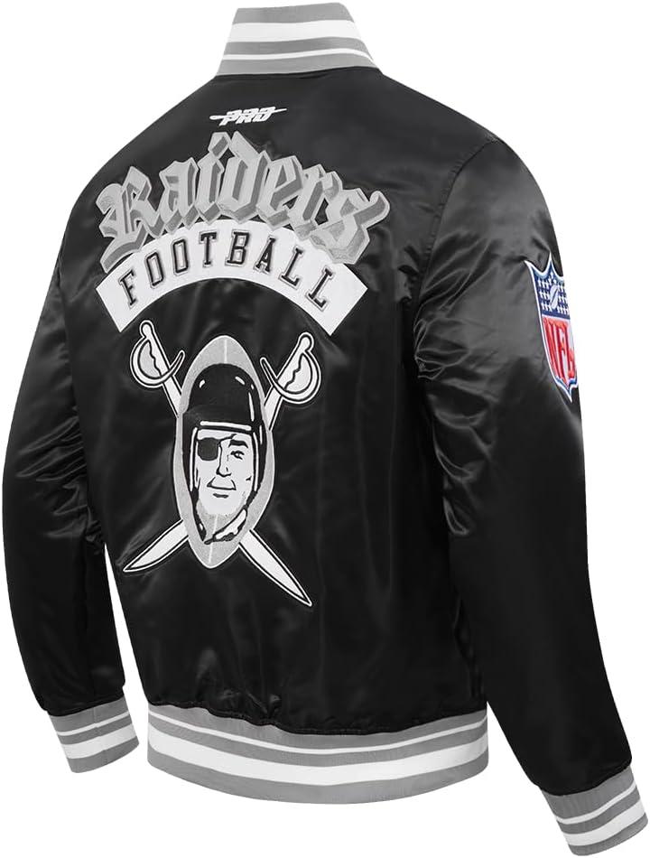 imagePro Standard Mens NFL Best of Satin Jacket RoyalBlackGray