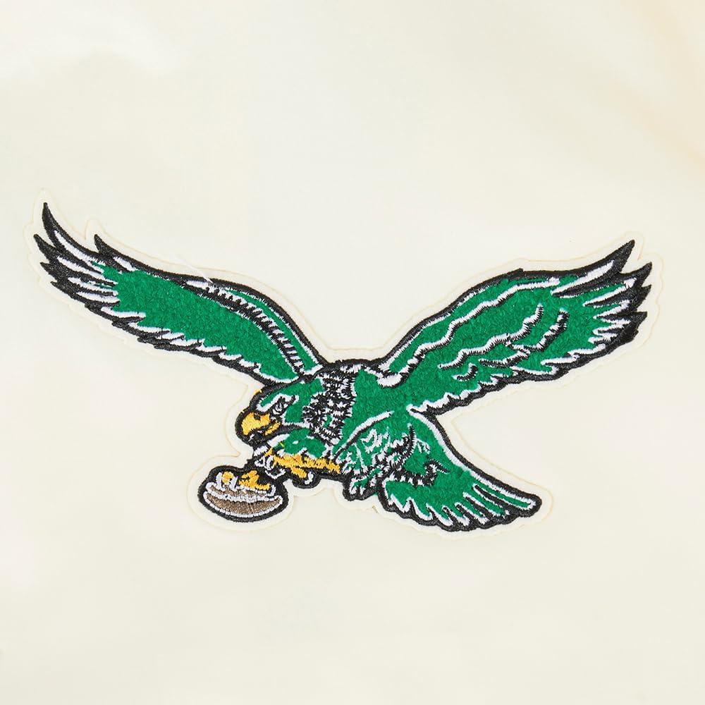 imagePro Standard Mens NFL Best of Satin Jacket RoyalEggshell Kelly Green