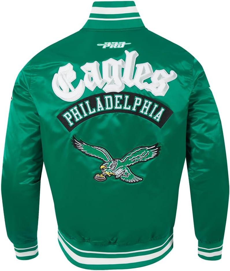 imagePro Standard Mens NFL Best of Satin Jacket RoyalKelly Green