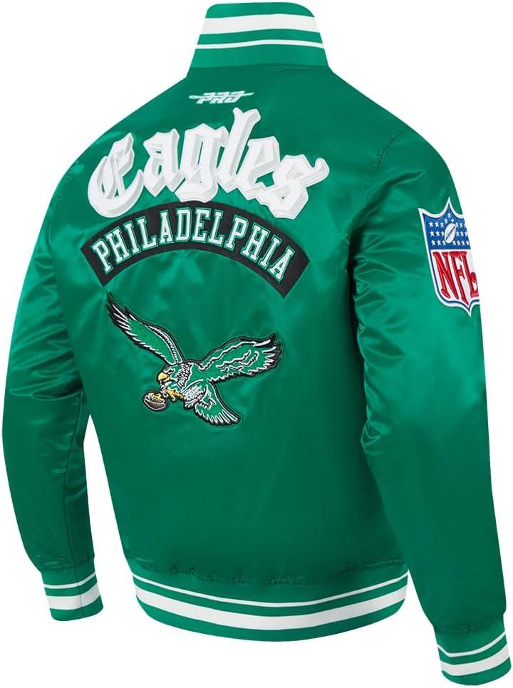 imagePro Standard Mens NFL Best of Satin Jacket RoyalKelly Green