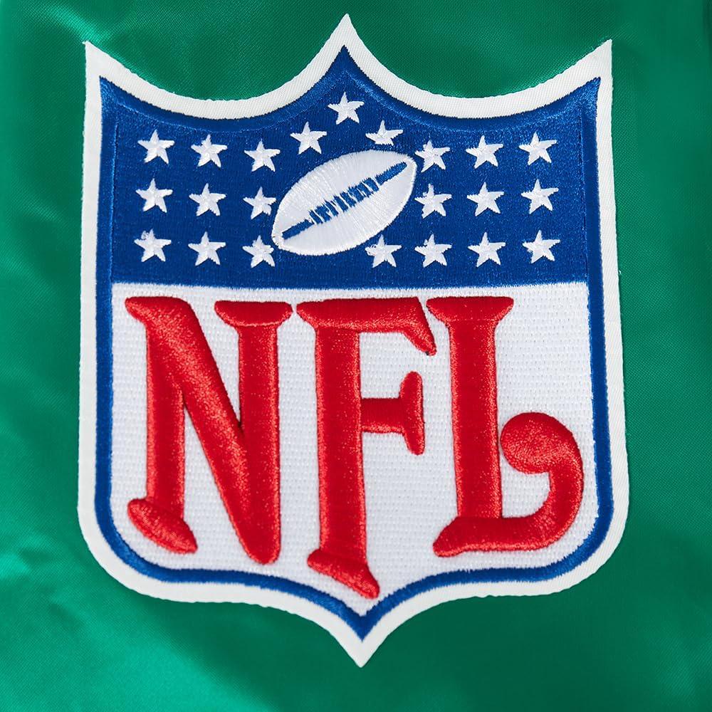 imagePro Standard Mens NFL Best of Satin Jacket RoyalKelly Green