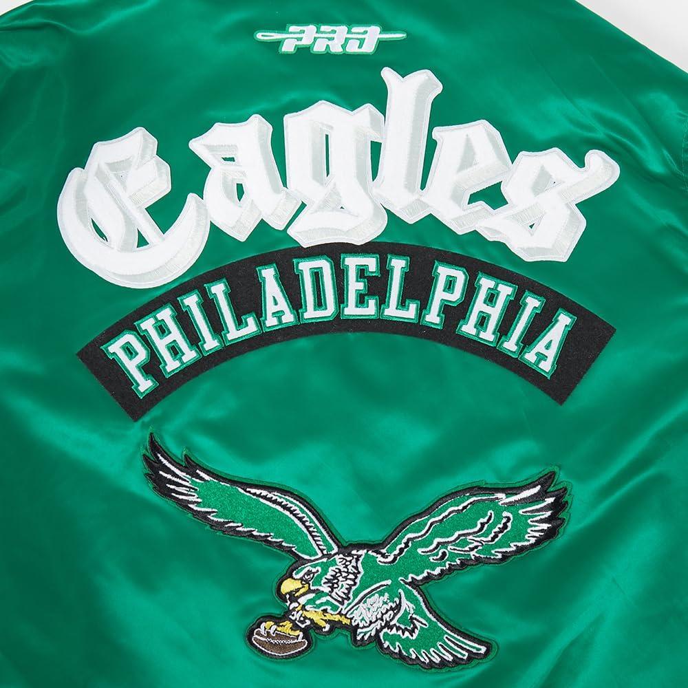 imagePro Standard Mens NFL Best of Satin Jacket RoyalKelly Green