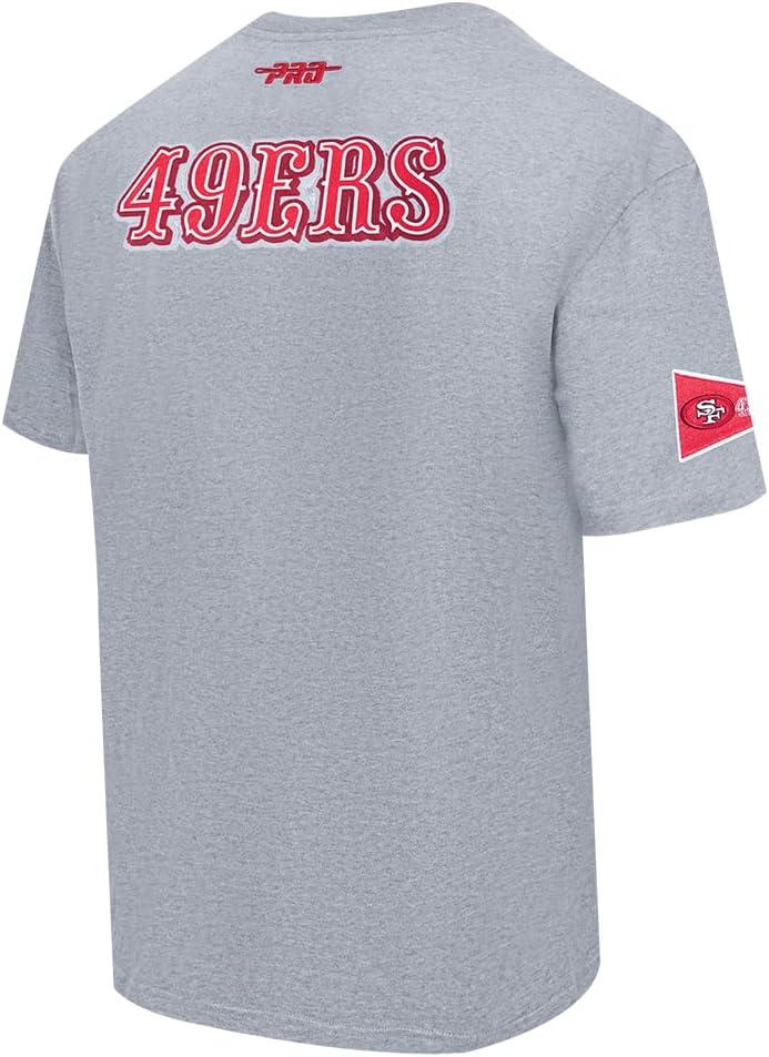 imagePro Standard Mens NFL Best of Short Sleeve TeeDark Heather Gray