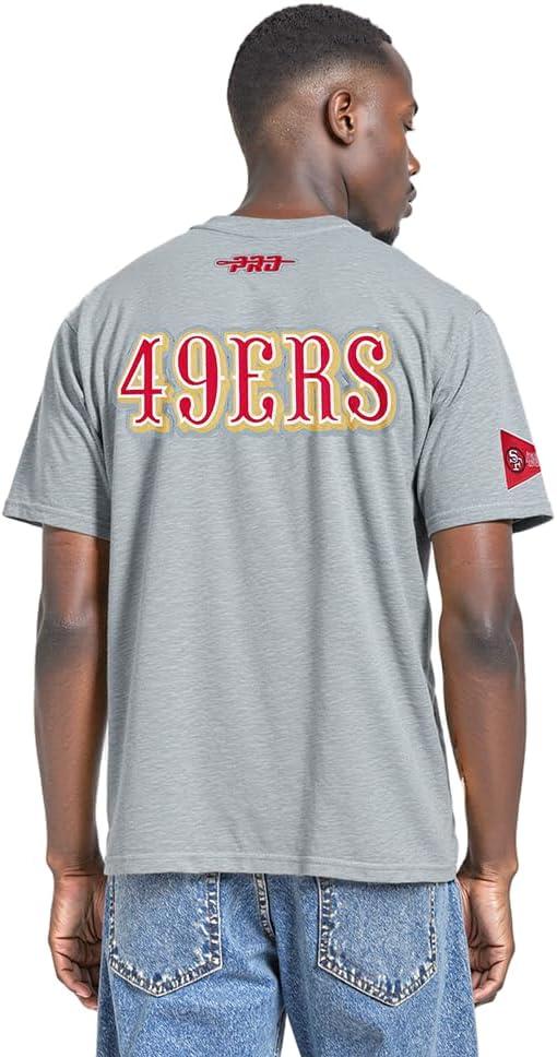 imagePro Standard Mens NFL Best of Short Sleeve TeeDark Heather Gray