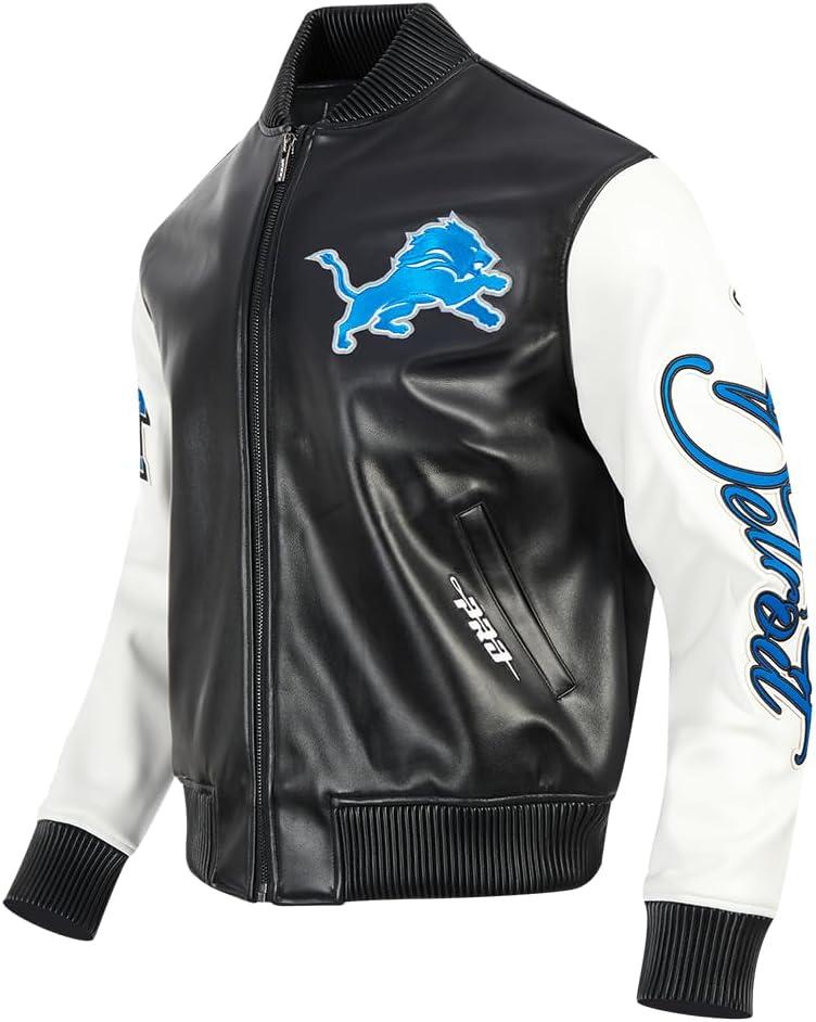 imagePro Standard Mens NFL Classic Bristle Brushed Back French Terry Crewneck SweatshirtBlack