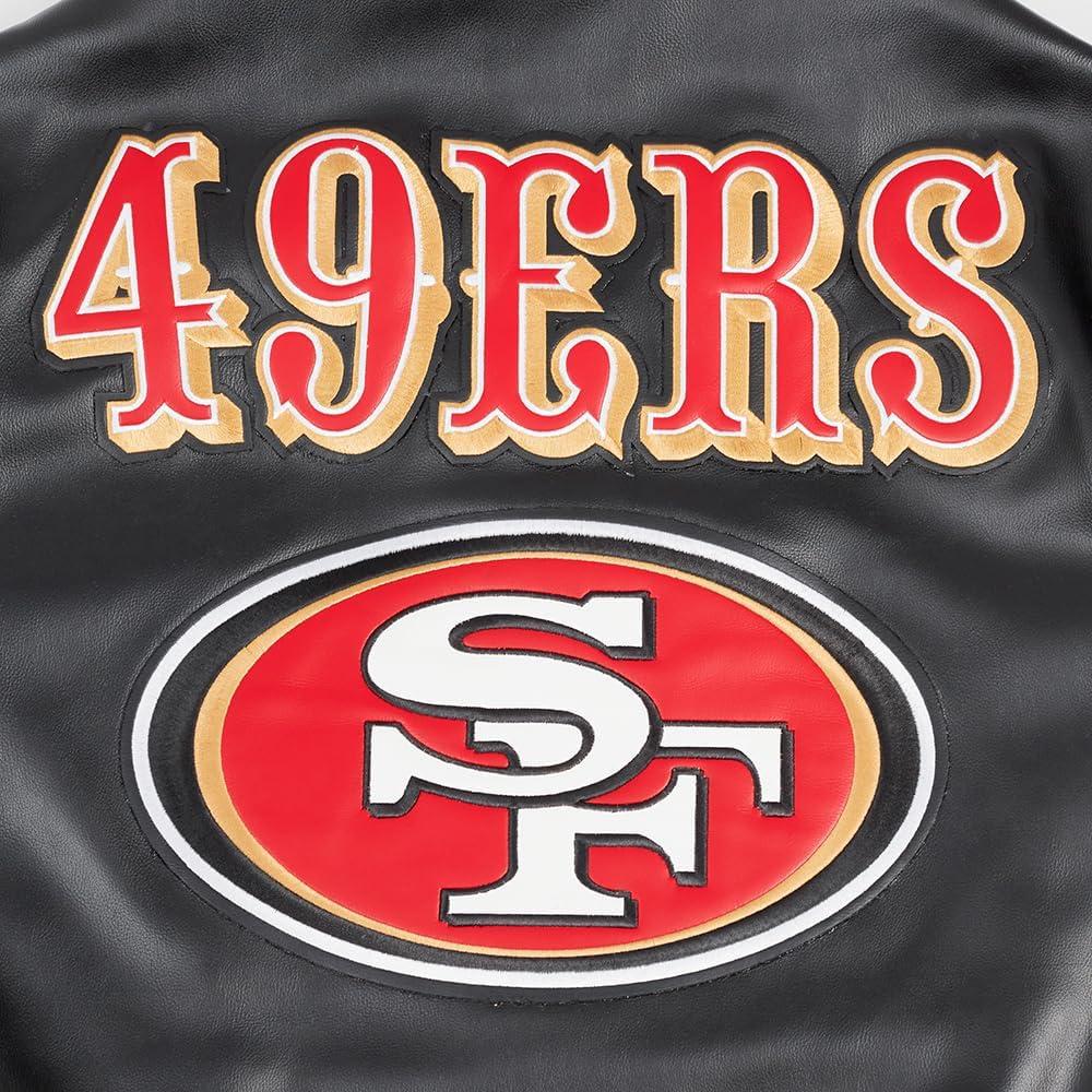 imagePro Standard Mens NFL Classic Bristle Brushed Back French Terry Crewneck SweatshirtBlack