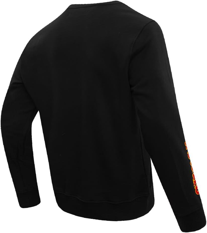 imagePro Standard Mens NFL Classic Bristle Brushed Back French Terry Pull Over HoodieBlack