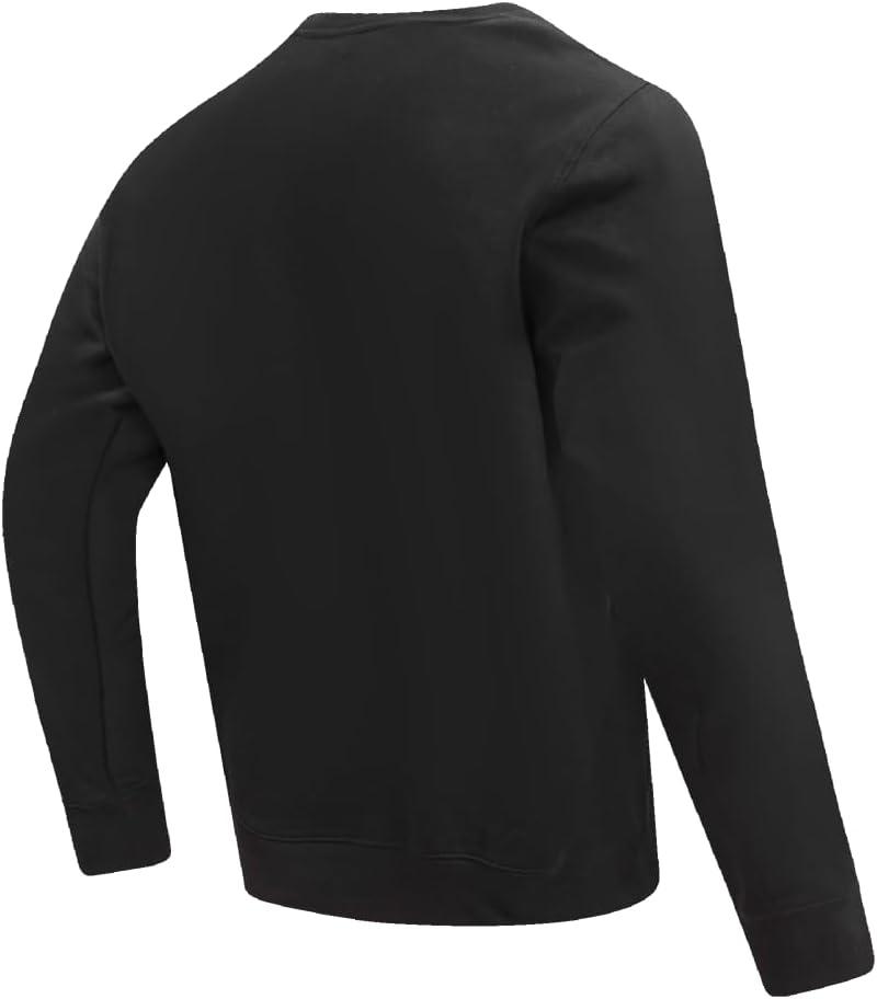 imagePro Standard Mens NFL Classic Bristle Brushed Back French Terry Pull Over HoodieBlack