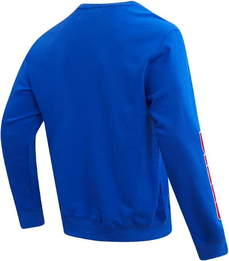 imagePro Standard Mens NFL Classic Bristle Brushed Back French Terry Pull Over HoodieBlue