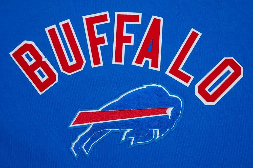 imagePro Standard Mens NFL Classic Bristle Brushed Back French Terry Pull Over HoodieBlue