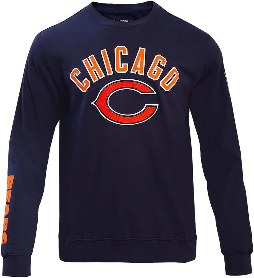 imagePro Standard Mens NFL Classic Bristle Brushed Back French Terry Pull Over HoodieBlue