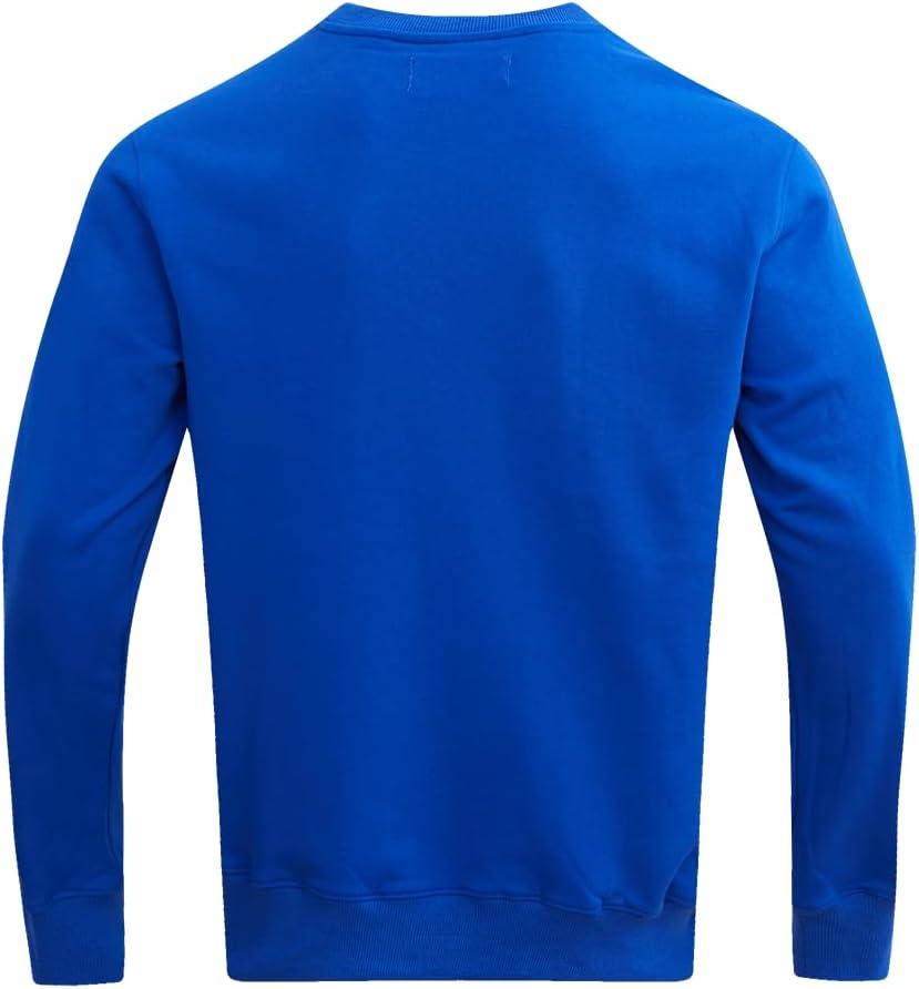 imagePro Standard Mens NFL Classic Bristle Brushed Back French Terry Pull Over HoodieBlue