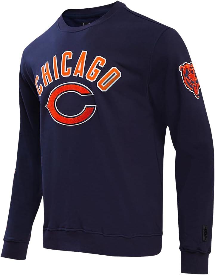 imagePro Standard Mens NFL Classic Bristle Brushed Back French Terry Pull Over HoodieBlue