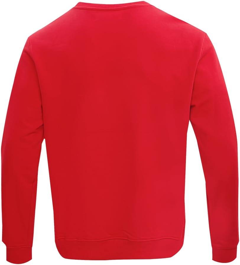 imagePro Standard Mens NFL Classic Bristle Brushed Back French Terry Pull Over HoodieRed