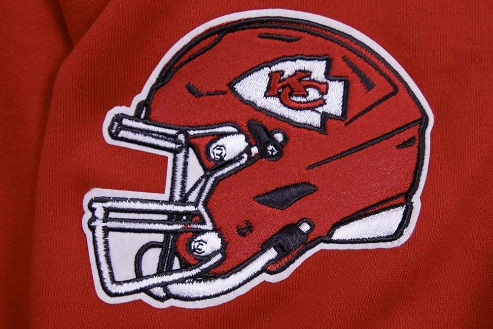 imagePro Standard Mens NFL Classic Bristle Brushed Back French Terry Pull Over HoodieRed