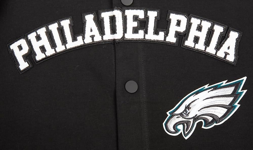 imagePro Standard Mens NFL Classic Chenille Button DownBlack