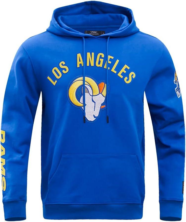 imagePro Standard Mens NFL Classic Chenille Cotton Double Knit Athletic ShortBlue