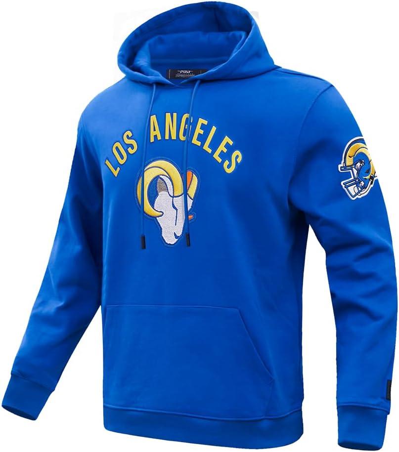 imagePro Standard Mens NFL Classic Chenille Cotton Double Knit Athletic ShortBlue