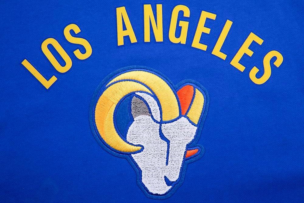 imagePro Standard Mens NFL Classic Chenille Cotton Double Knit Athletic ShortBlue