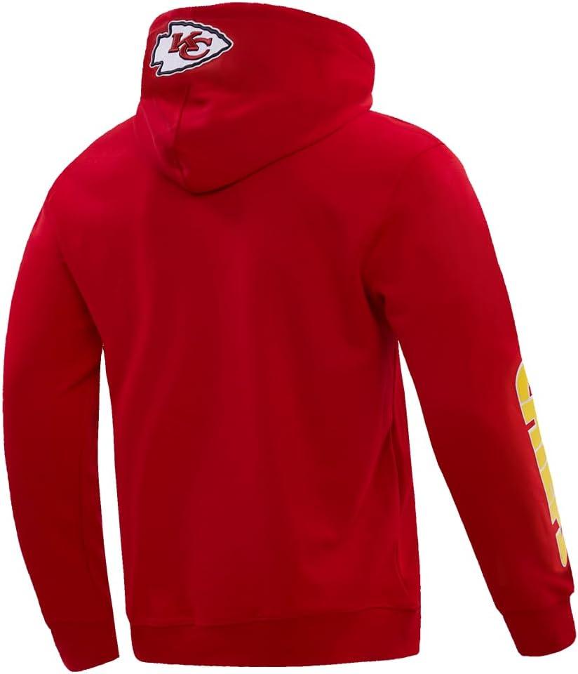 imagePro Standard Mens NFL Classic Chenille Cotton Double Knit Athletic ShortRed