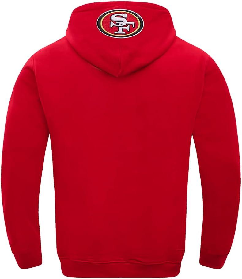 imagePro Standard Mens NFL Classic Chenille Cotton Double Knit Athletic ShortRed
