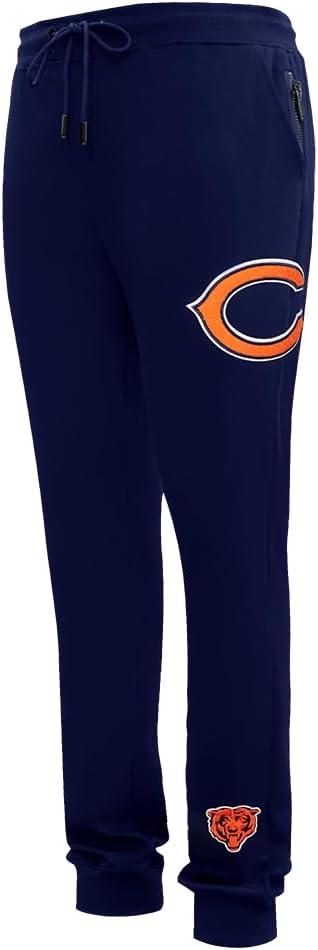 imagePro Standard Mens NFL Classic Chenille Cotton Double Knit JoggerMidnight Navy