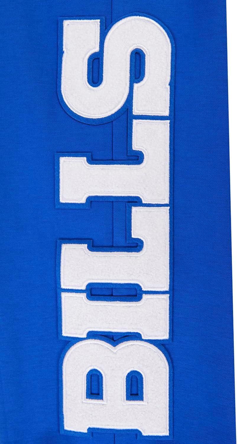 imagePro Standard Mens NFL Classic Chenille Cotton Double Knit JoggerRoyal Blue