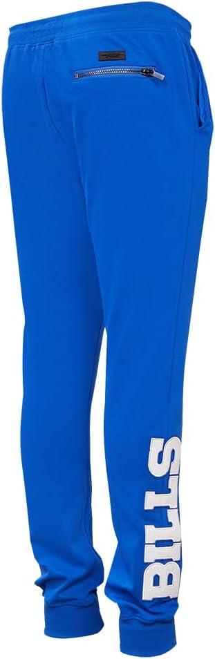 imagePro Standard Mens NFL Classic Chenille Cotton Double Knit JoggerRoyal Blue