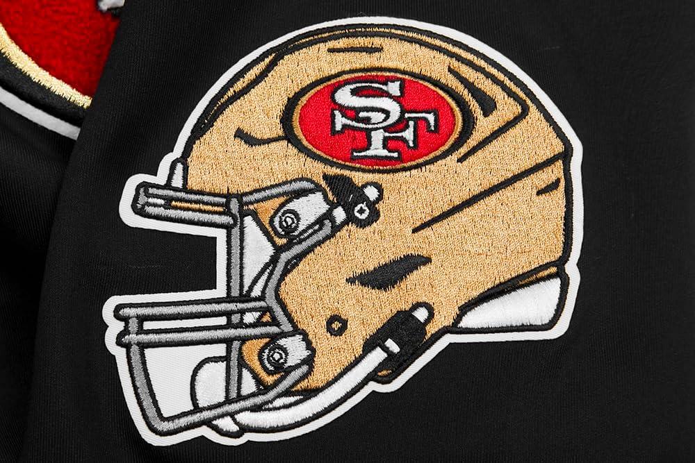 imagePro Standard Mens NFL Classic Track Track JacketBlackRed