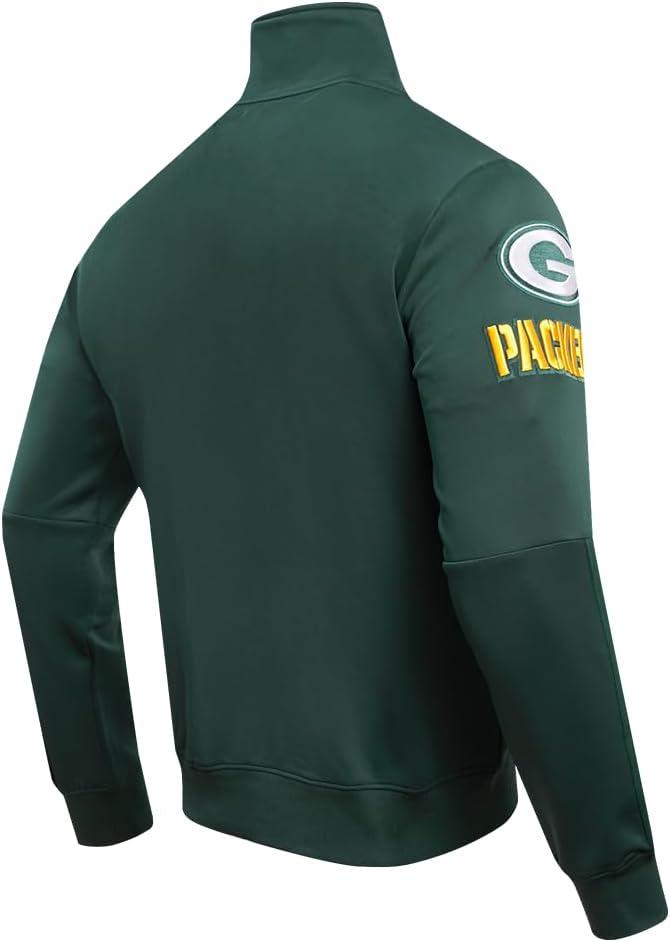 imagePro Standard Mens NFL Classic Track Track JacketForest Green