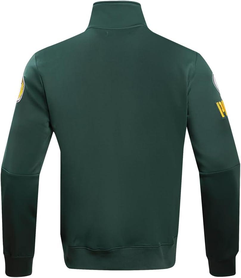imagePro Standard Mens NFL Classic Track Track JacketForest Green