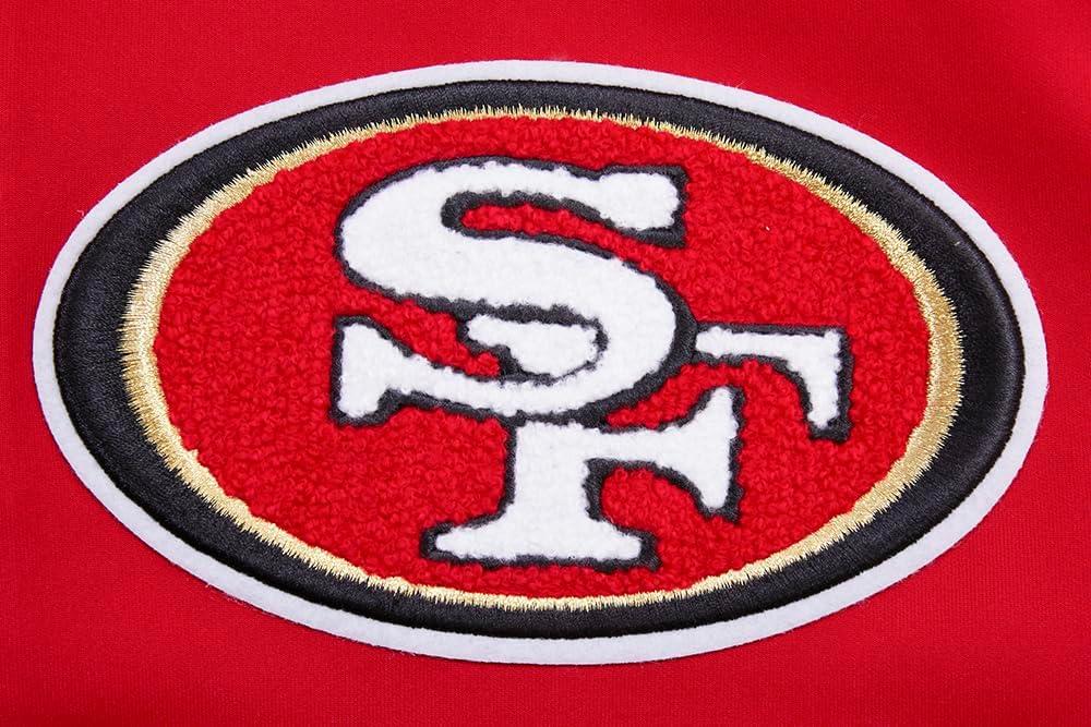 imagePro Standard Mens NFL Classic Track Track JacketRedBlack