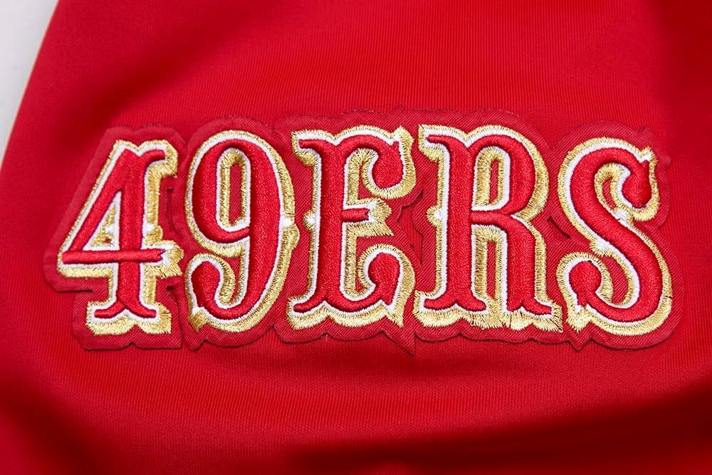 imagePro Standard Mens NFL Classic Track Track JacketRedBlack