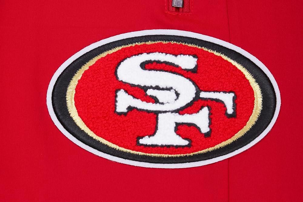 imagePro Standard Mens NFL Classic Track Track PantRedBlack