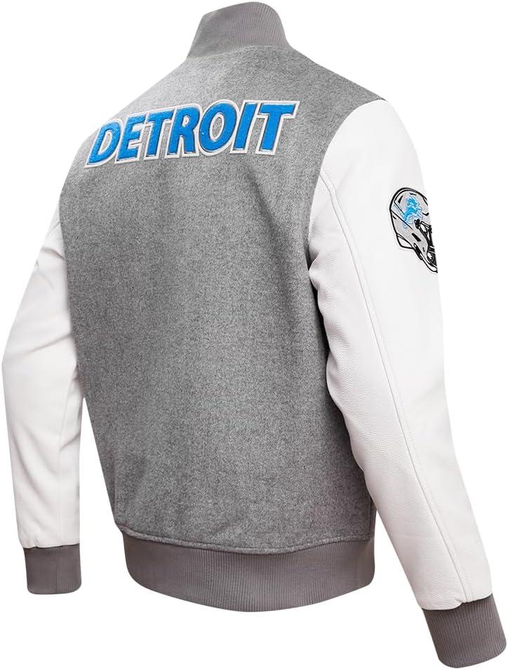 imagePro Standard Mens NFL Classic Varsity JacketGrey